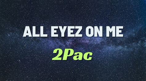 Pac All Eyez On Me Lyrics Dj Belite Remix Youtube