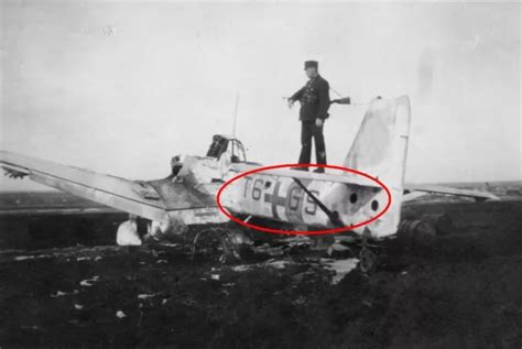 Orig Foto Flugzeug Junkers Ju Stuka T Gs Schneetarn