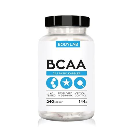Køb - Bodylab BCAA kapsler (240 stk) - Proteindeal.dk