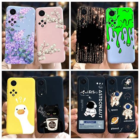 Case For Huawei Nova Se Nova Cover Popular Flower Art Painted Soft