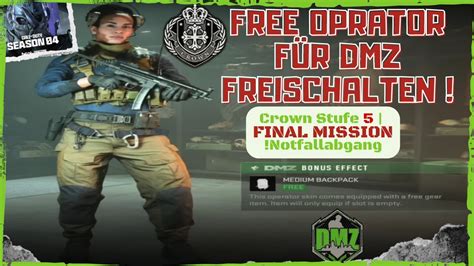 Dmz Crown Stufe Final Mission Notfallabgang Cod Mw Dmz