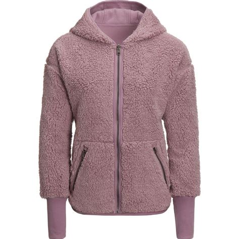 Stoic Reversible Hooded Sherpa Jacket Women S