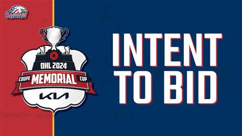 Spirit Announce Intent To Bid For Memorial Cup Presented By Kia