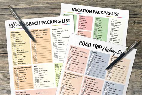 The Right Packing List for Any Trip - 9 Downloadable Lists and Lots of ...