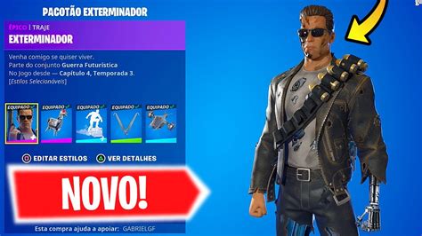 ELE CHEGOU EXTERMINADOR DO FUTURO LOJA DE HOJE FORTNITE 29 07 LOJA