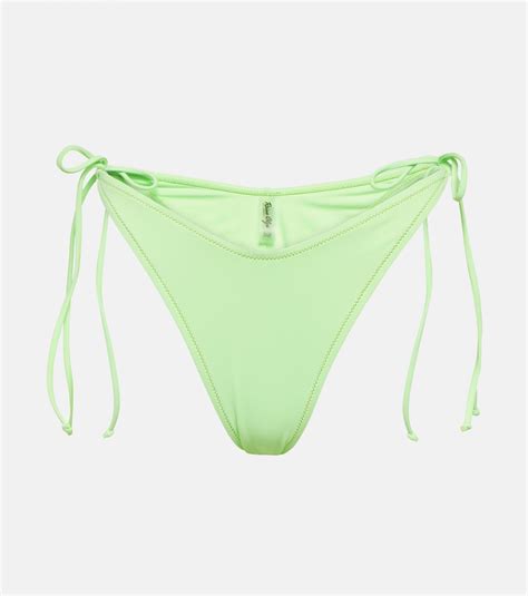 Susan High Rise Bikini Bottoms In Green Reina Olga Mytheresa