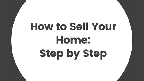 How To Sell Your House Step By Step