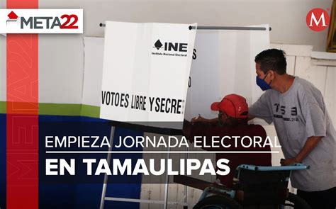 Elección Tamaulipas 2022 abren casillas para votación de gobernador