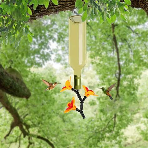 Floral Hummingbird Feeders Diy Assembled Garden Outdoor - Temu