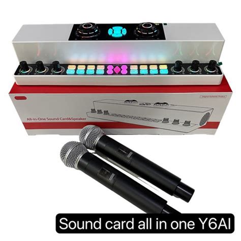 Jual All In One Sound Card Speaker Y Ai Speaker Karaoke Ktv Jakarta