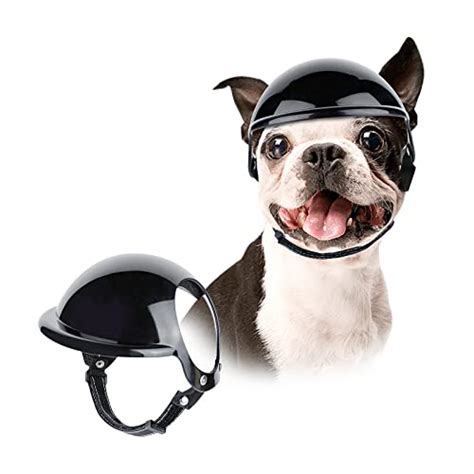 Lesypet Casque De Moto Pour Petit Chien Avec Trous Doreille Et Sangle