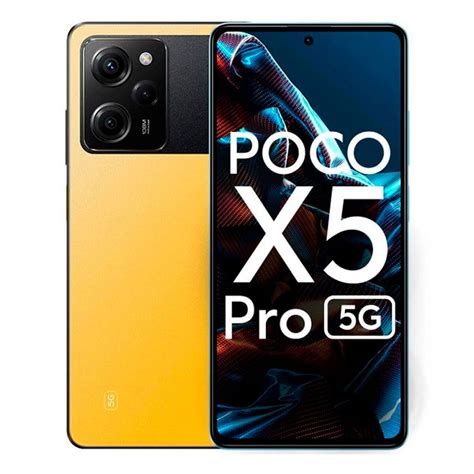Xiaomi Poco X5 Pro 5G Dual SIM Yellow 128GB and 6GB RAM (6941812704523 ...