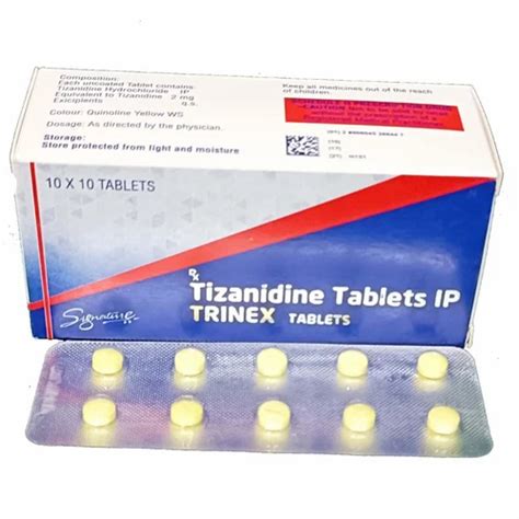 Tizanidine Tablets IP At Rs 180 Stripe Pain Killer Medications In