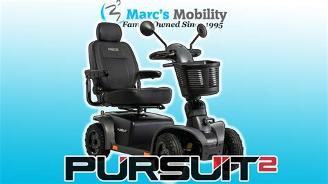 Pride Pursuit 2 SC7132 Fast Mobility Scooter With Lithium Batteries