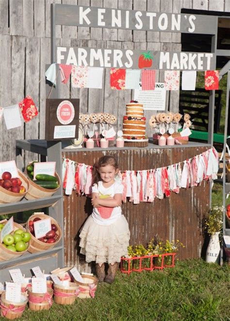 Farmers Market Birthday Party Kara S Party Ideas Farmers Market