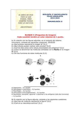 INMUNOLOGÍA II 2019 a 2022 pdf