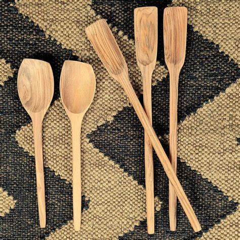 Spatule En Bois D Olivier Naturel Bohemians Paris