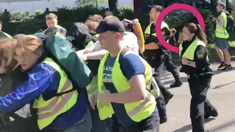 Klima Demo Eskaliert Polizei Setzt Schlagst Cke Ein