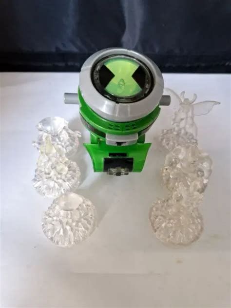 Bandai Ben Ultimate Omnitrix Watch Clear Character Toppers Sound