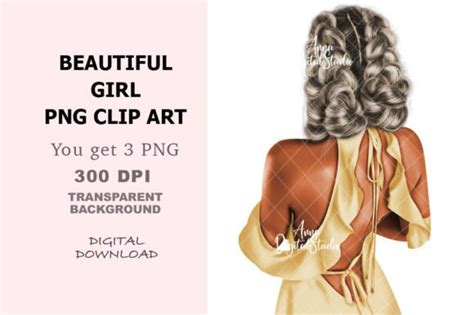 Cute Girl Clip Art ,Fashion PNG Graphic by AnnaDigitalStudio · Creative ...