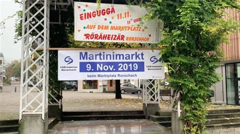 Am Samstag Ist In Rorschach Wieder Martinimarkt Rorschacher Echo