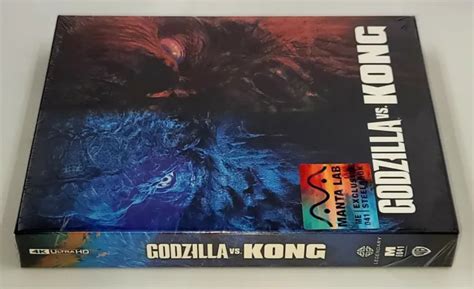 Godzilla Vs Kong K Uhd D Blu Ray Steelbook Manta Lab Fullslip