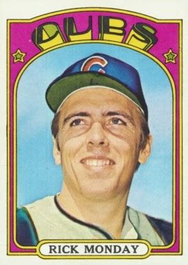 1972 Topps Rick Monday #730 Baseball - VCP Price Guide