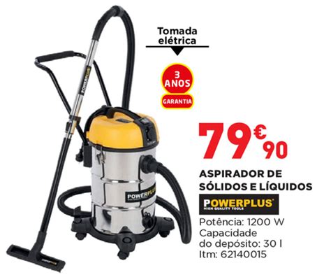 Promo O Aspirador De S Lidos E L Quidos Powerplus W Em Bricomarch