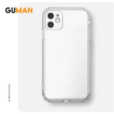 Capa De Celular GUMAN Luxo Transparente Fofa Personalizada Anti Impacto