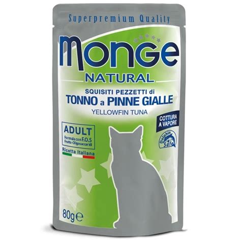 Monge Natural Superpremium Pezzetti Di Tonno A Pinne Gialle