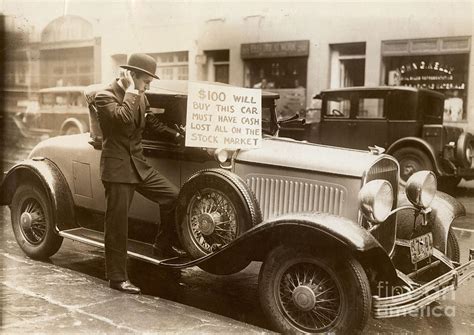 Wall Street Crash, 1929 Photograph by Granger