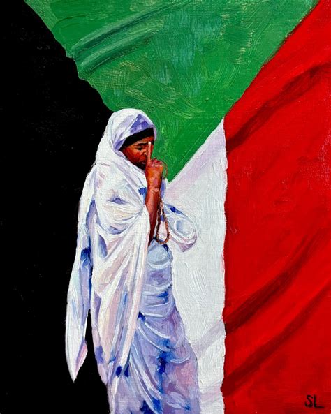 Sudan original oil painting | Safia Latif