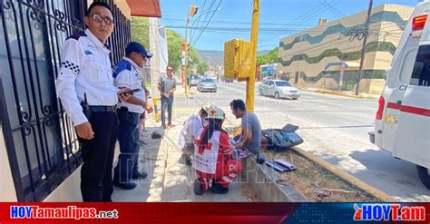 Hoy Tamaulipas Motociclista Termino Con Raspones Al Ser Embestido Por