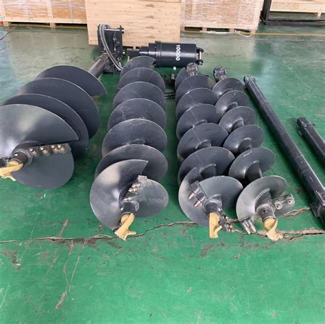 Excavator Attachment Hydraulic Earth Auger Drill For 6 10 Ton Excavator