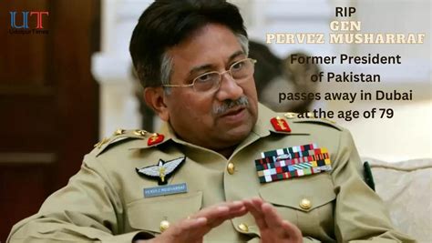 The 10th President Of Pakistan And Former Chief Of Armed Forces Of Pakistan General Pervez