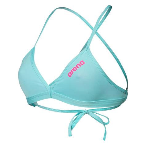 Arena Team Swim Top Tie Back Solid Kad N Beyaz Y Z C Bikini St Sportive