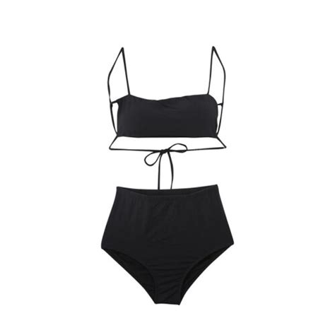 Style High Waist Bikini Set Women Biquini Suit Two Pieces Swimwear