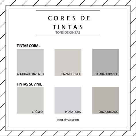 Tintas Em Tons De Cinzas