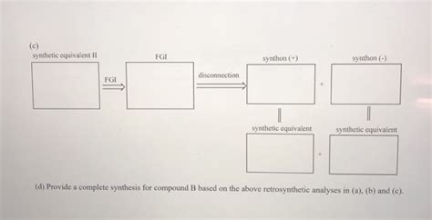 Solved 2 Complete The Retrosynthetic Analysis Of Compound Chegg