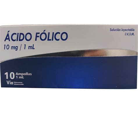 Folic Acid 10mg1ml Manufacturer And Exporters In India Aetos Pharma