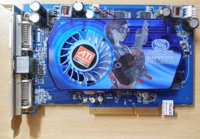 SAPPHIRE ATI Radeon HD 3650 AGP 512 MB 128 Bit DDR2 HDCP 2x Dual Link