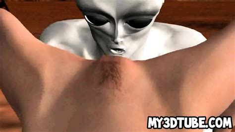 Busty D Babe Getting Licked And Fucked By An Alien