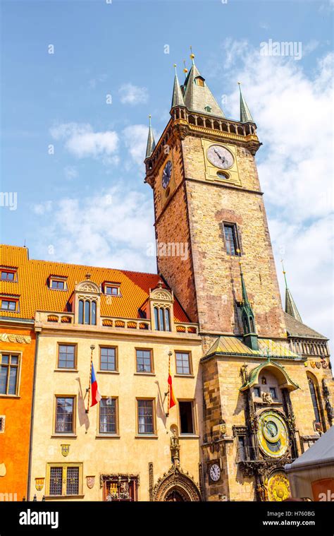 Town Hall In Prague Stock Photo Alamy