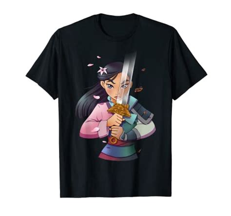 Disney Mulan Anime Half Girl Half Warrior Graphic T Shirt Want It All