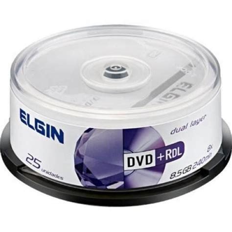 Microl Dvd R Elgin 8 5gb C 25 Unidades