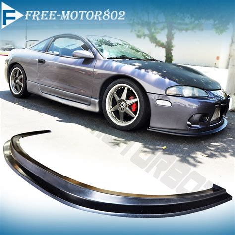 For 97 99 Mitsubishi Eclipse Pu Front Bumper Lip Spoiler Ds Style Pu