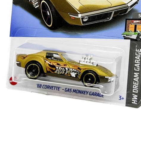 Hot Wheels 68 Corvette Gas Monkey Garage HKH23 Shopee Brasil