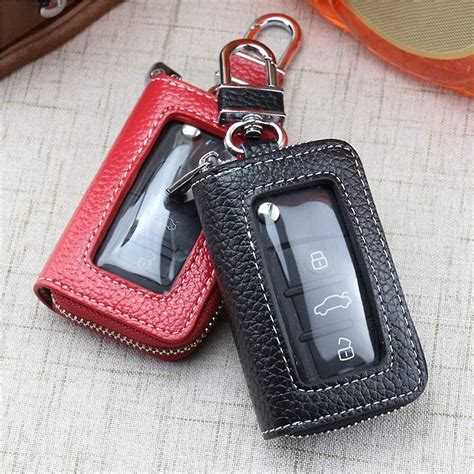 Car Key Case Wallet Leather Key Case Car Key Cases With Zipper