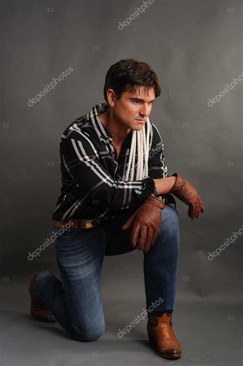 Hot Cowboy Stud Stock Photo Romancephotos 90303124