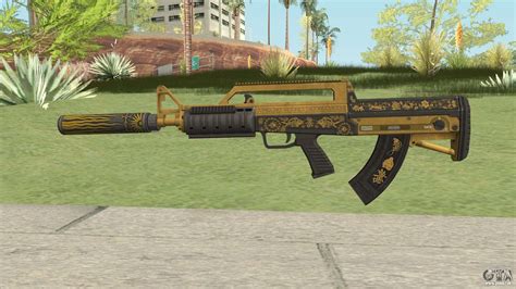 Bullpup Rifle Suppressor V1 Main Tint Gta V Für Gta San Andreas